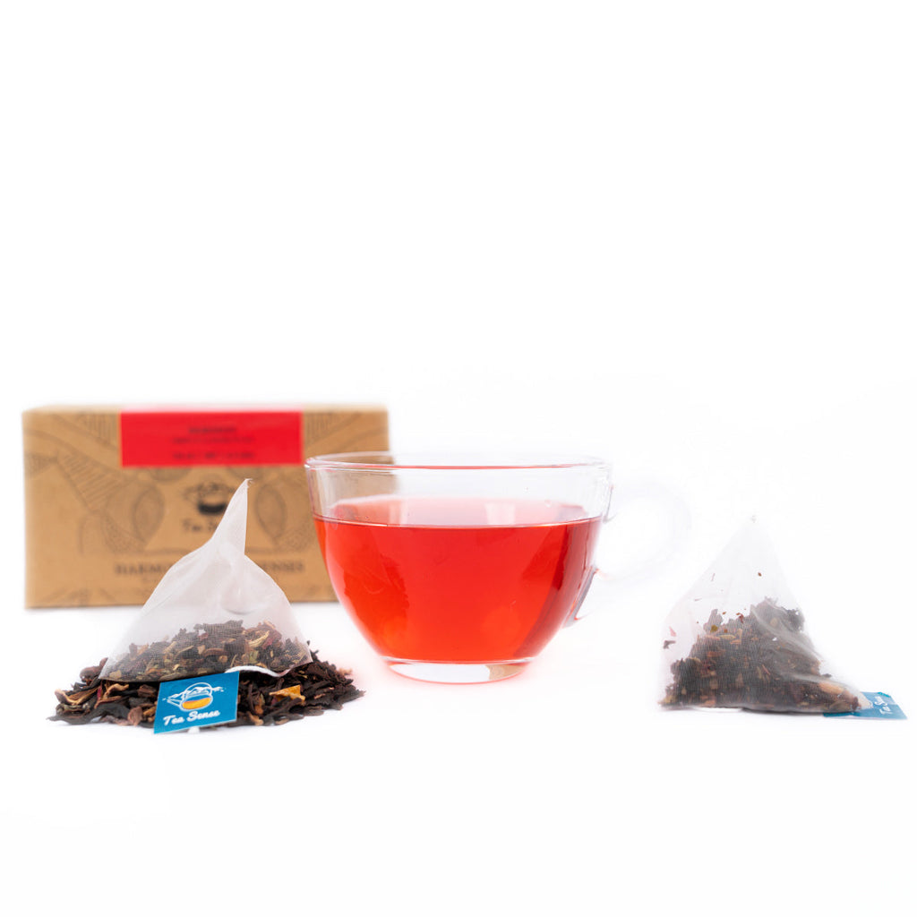 Tea Sense Hibiscus Flower Tea Bags Box - Distacart