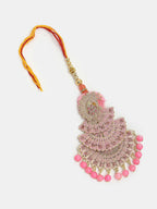 NVR Women & Men Set of 2 Multicolor Peacock Design Stone-Studded & Beaded Bhaiya Bhabhi Rakhi With Roli Chawal - Distacart