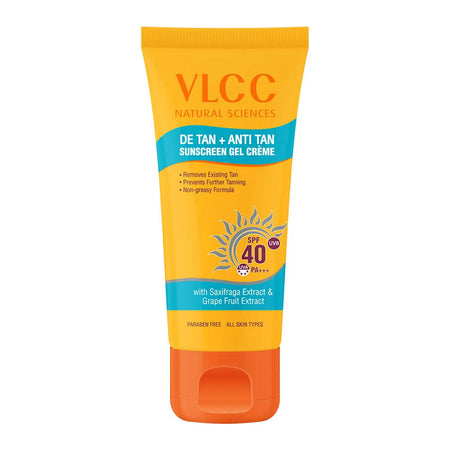 VLCC De Tan Anti Tan Sunscreen Gel Creme SPF 40 PA+++