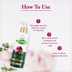 VI-JOHN Prakritik Red Onion & Castor Oil Shampoo Helps with Hair Fall & Re-Growth 100% Bio Actives
