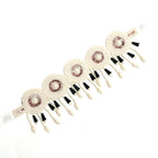 Mominos Fashion Johar Kamal Handicraft Gold/Off White Pearls Necklace with Earrings For Women - Distacart