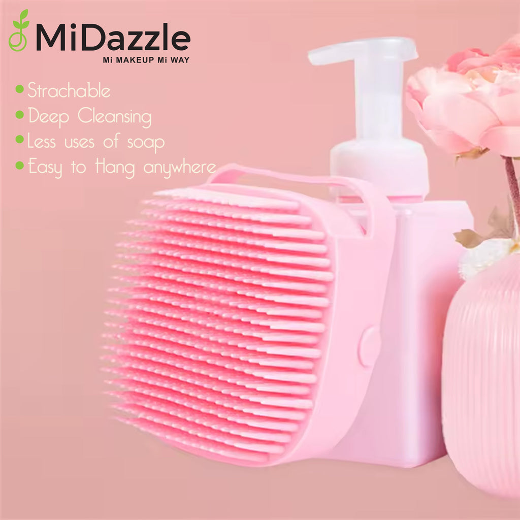 MiDazzle Silicone Bath Scrubber MISB6202 - Distacart