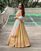 Lehenga Mart Glamorous Designer Lehenga Choli for Bridal and Bridesmaids Wedding Wear Choli