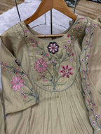 Pramukh Fab Pista Color Viscose Roman Silk Kurta Set - Distacart