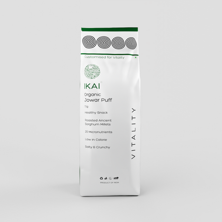 IKAI Organic Jowar Puff (Roasted)