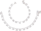AanyaCentric Silver Plated Alloy Payal Indian Traditional Ethnic Fashion Imitation Jewellery Foot Chain - Distacart