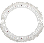 AanyaCentric Silver Plated White Metal Payal Indian Traditional Ethnic Fashion Imitation Jewellery Foot Chain