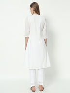 Fab Fashion Chiken Kari Angrakha V Neck Set - Distacart
