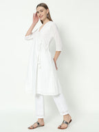 Fab Fashion Chiken Kari Angrakha V Neck Set - Distacart