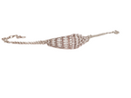 Rhodium-Plated Alloy American Diamond Studded Designer Bracelets - The Pari - Distacart
