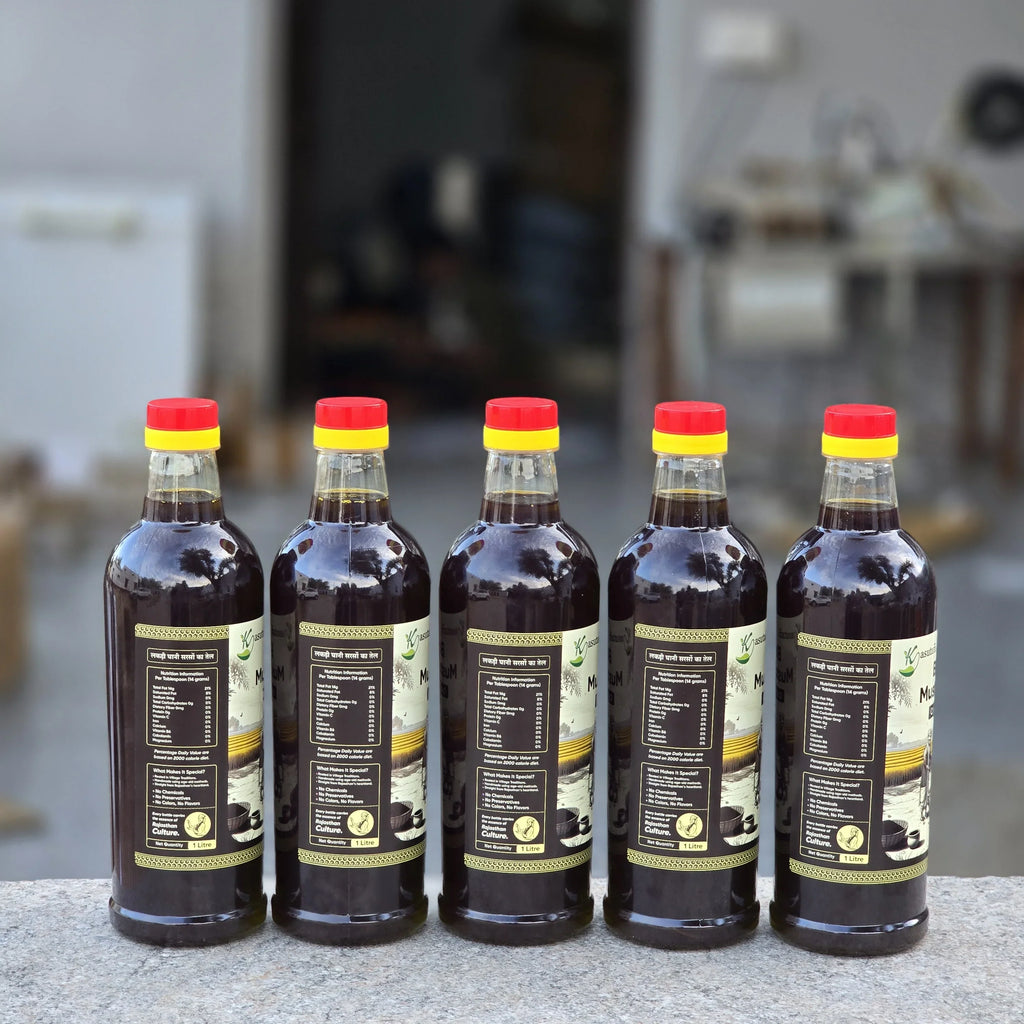 Kasutam Cold Pressed Black Mustard Oil - Distacart