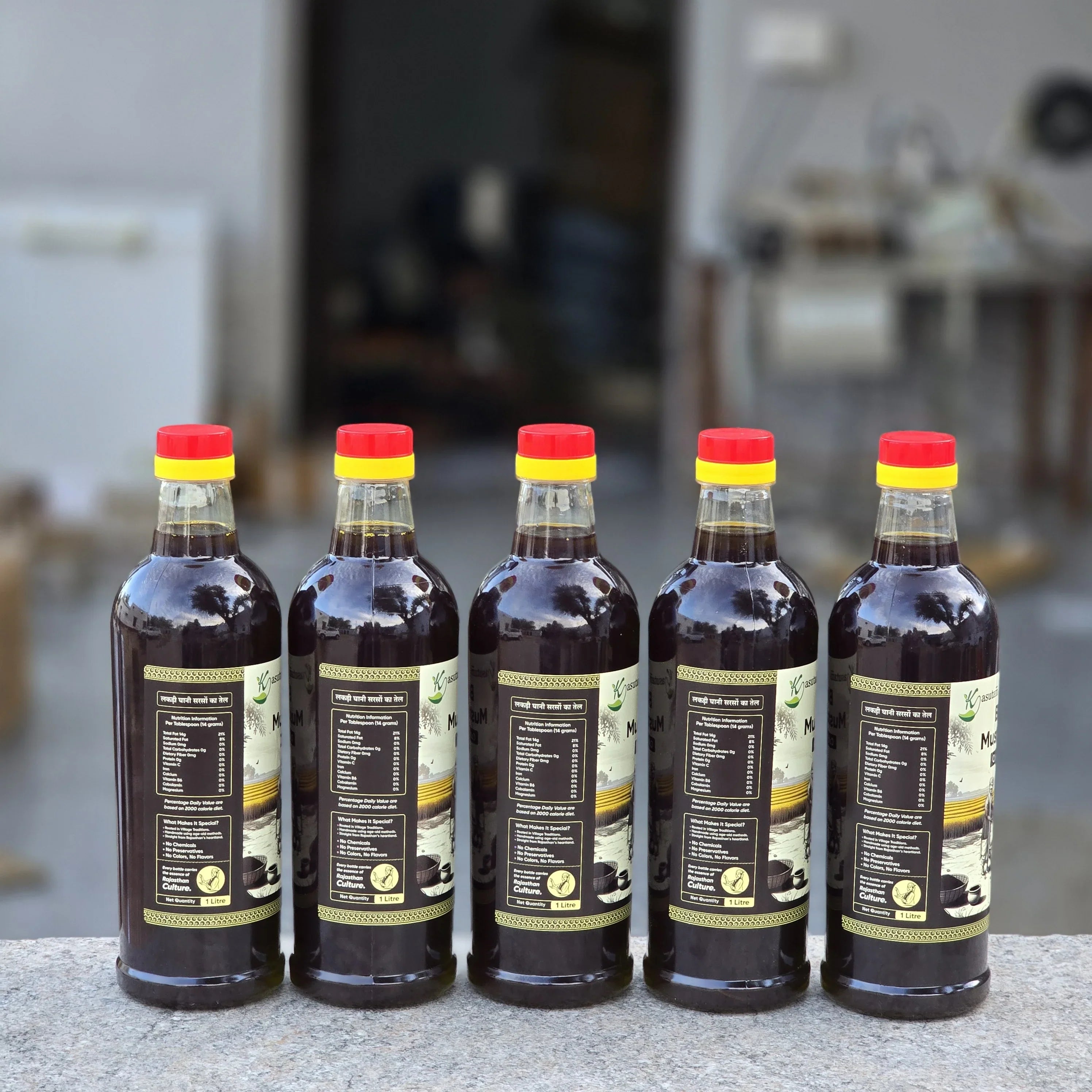 Kasutam Cold Pressed Black Mustard Oil - Distacart