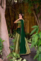Lorenvalley Fashion Pista Dupion Silk Zari Weaving Work Lehenga Choli with Dupatta - Distacart