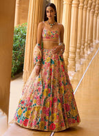 Lehenga Mart Glamorous Designer Lehenga Choli for Bridal and Bridesmaids Wedding Wear Choli