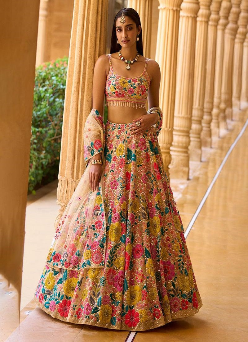 Lehenga Mart Glamorous Designer Lehenga Choli for Bridal and Bridesmaids Wedding Wear Choli