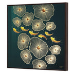 Tehzeeb Creations Golden Embossed Wall Painting