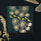 Tehzeeb Creations Golden Embossed Wall Painting