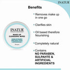 Inatur Make-up Cleansing Wipes