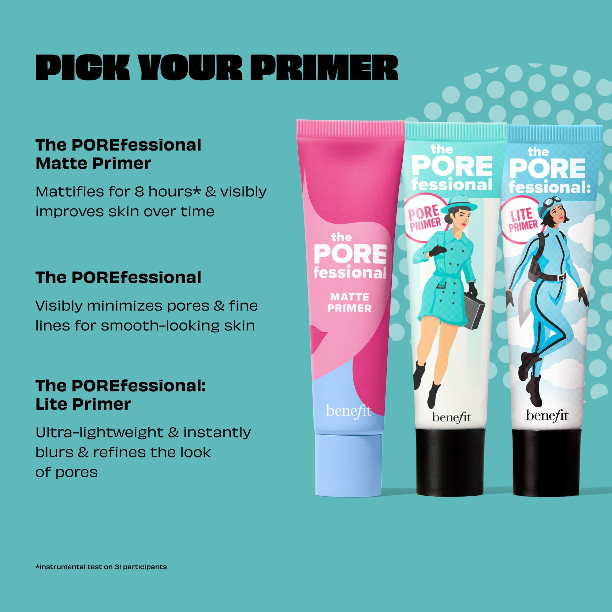 Benefit Cosmetics The Porefessional Matte Primer - Distacart