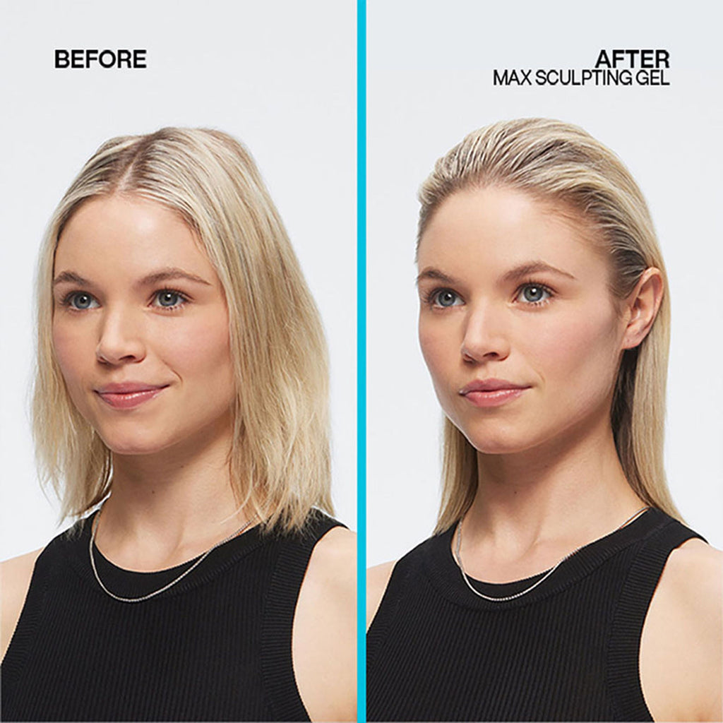Redken Max Sculpting Gel For All-Day Strong Hold, Shape Memory & High Shine