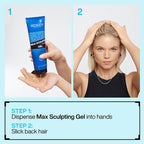 Redken Max Sculpting Gel For All-Day Strong Hold, Shape Memory & High Shine