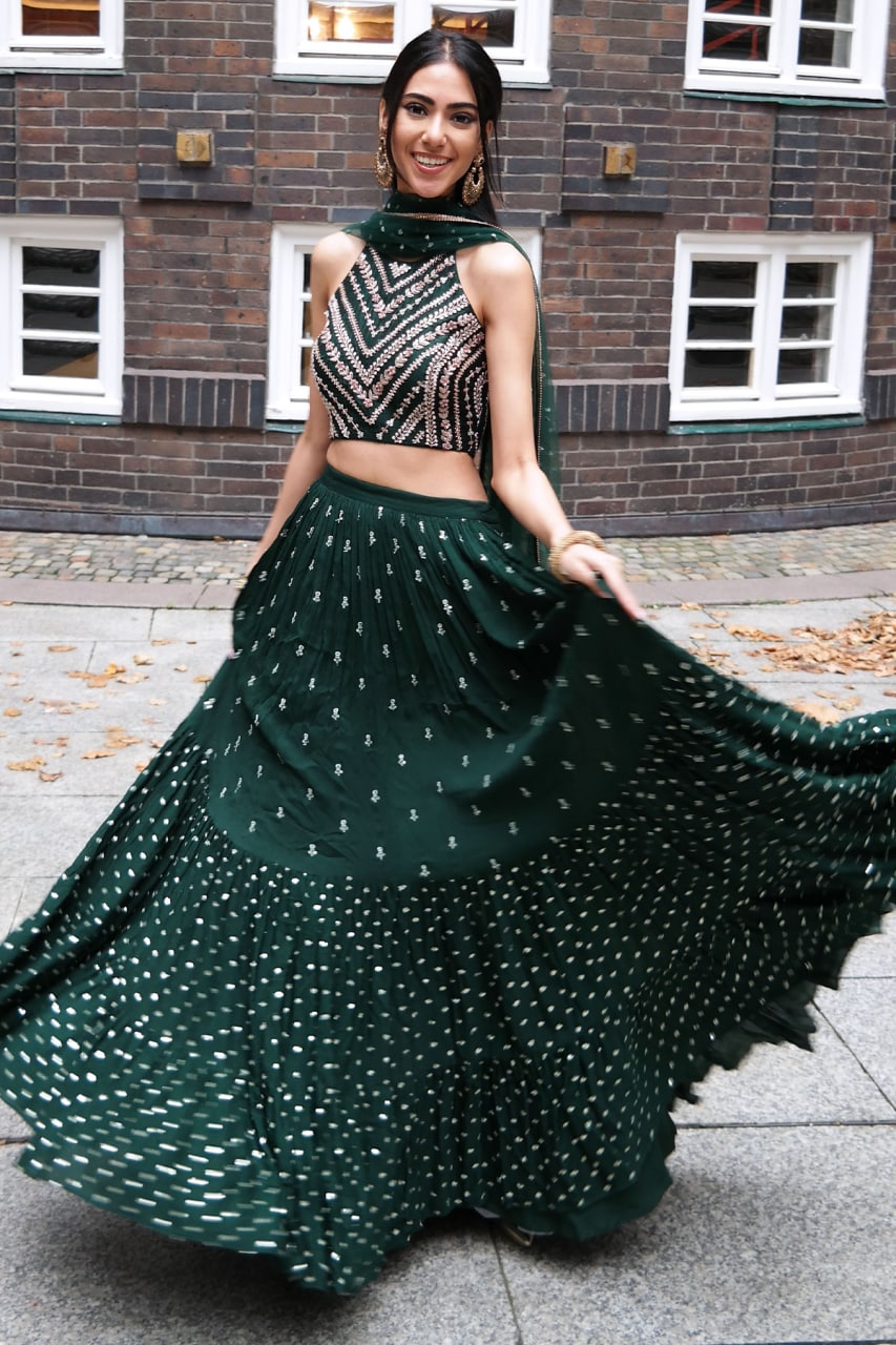 Lehenga Mart Glamorous Designer Lehenga Choli for Bridal and Bridesmaids Wedding Wear Choli