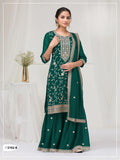 Anaita Dark Green Vichitra Suit With Heavy Embroidery Work - Distacart