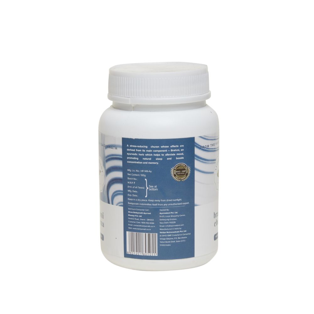 Baidyanath Jhansi Ayurvedant Brahmi Churna - Distacart