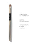 PAC Studio Lip Brush 319 - Tapered Lip Brush Stainless Steel Handle Turns into a Cap, Ideal for Lip Shaping