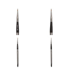 PAC Studio Eyeliner Brush 031 - Precise Liner Brush for Sharp Graphic Liners, Handle Turns into a Cap