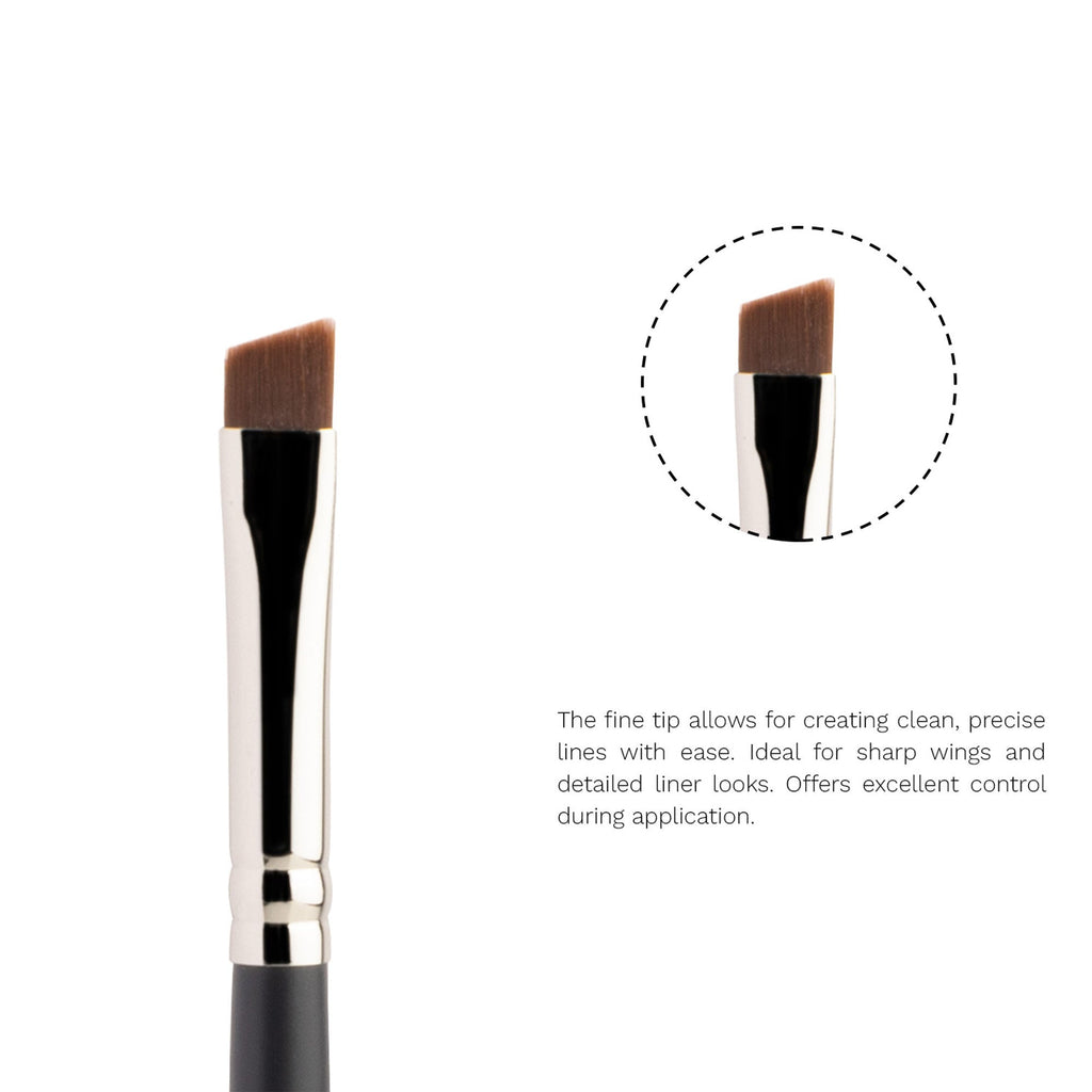 PAC Studio Eyeliner Brush 372 - Fine Tip Angled Eyeliner Brush, Suitable for Winged Liners or Filling Brows - Distacart
