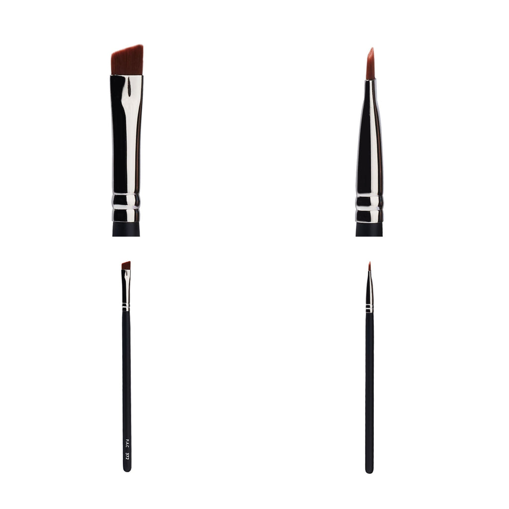 PAC Studio Eyeliner Brush 372 - Fine Tip Angled Eyeliner Brush, Suitable for Winged Liners or Filling Brows - Distacart