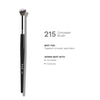 PAC Studio Concealer Brush 215 - Fluffy Angled Brush for Under Eye Concealing Ultra Soft Synthetic Bristles