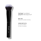 PAC Studio Foundation Blending Brush 231 - Round Shape, Dense Soft Synthetic Bristles for Easy Blending