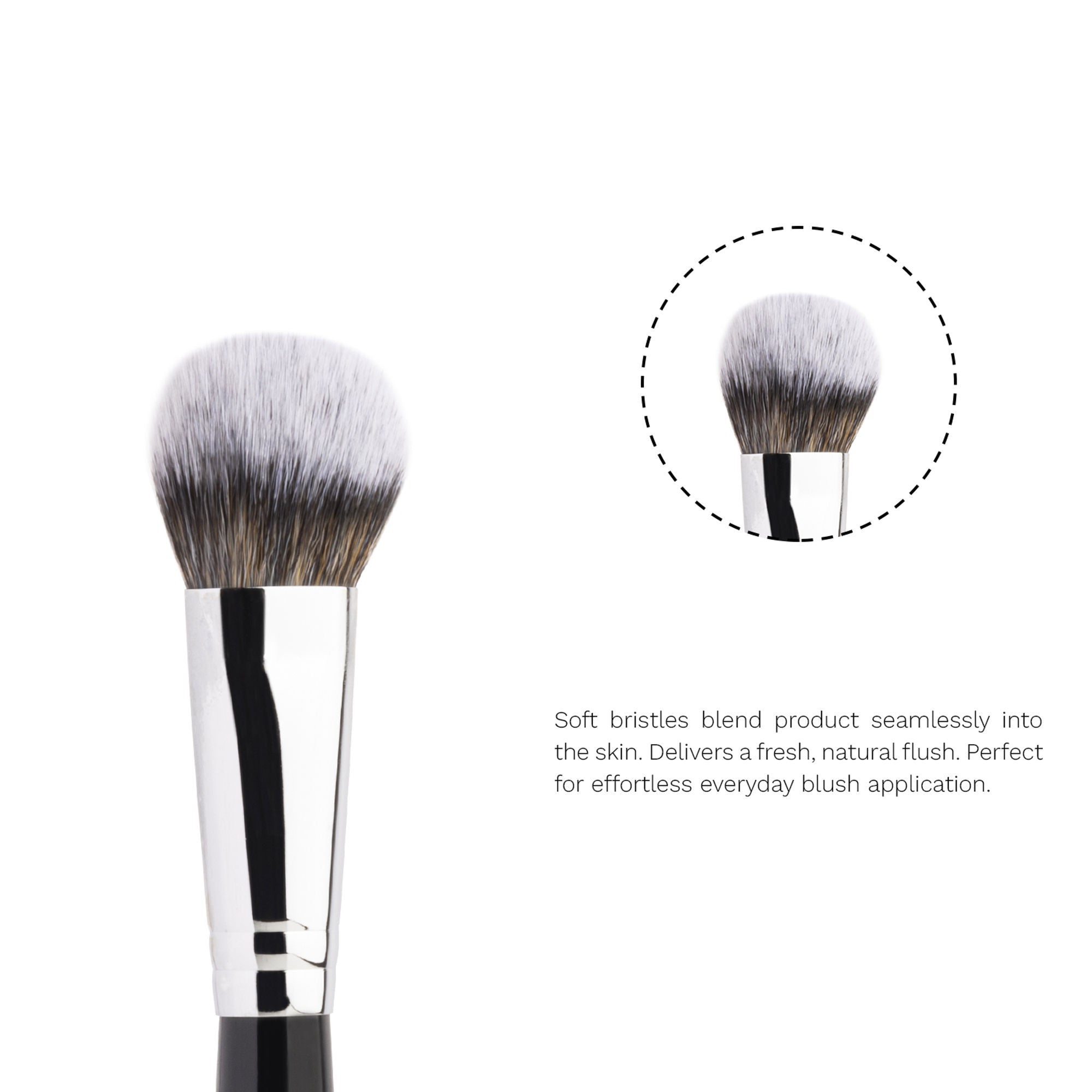 PAC Studio Blush Brush 262 - Small Tapered Dome Shaped, Multi Functional Use, Soft Synthetic Bristles