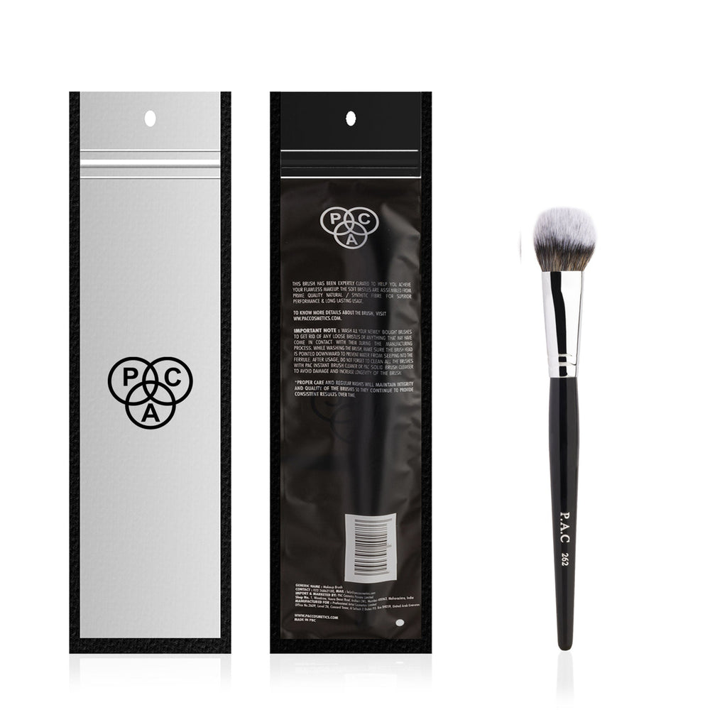 PAC Studio Blush Brush 262 - Small Tapered Dome Shaped, Multi Functional Use, Soft Synthetic Bristles