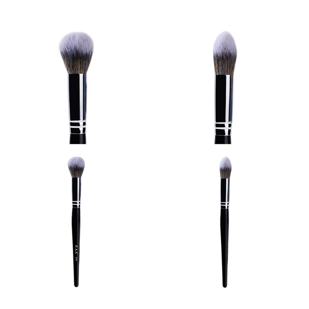 PAC Studio Powder Brush 245 - Medium Dome Shaped Sculpting Powder Brush, Feather Soft Synthetic Bristles