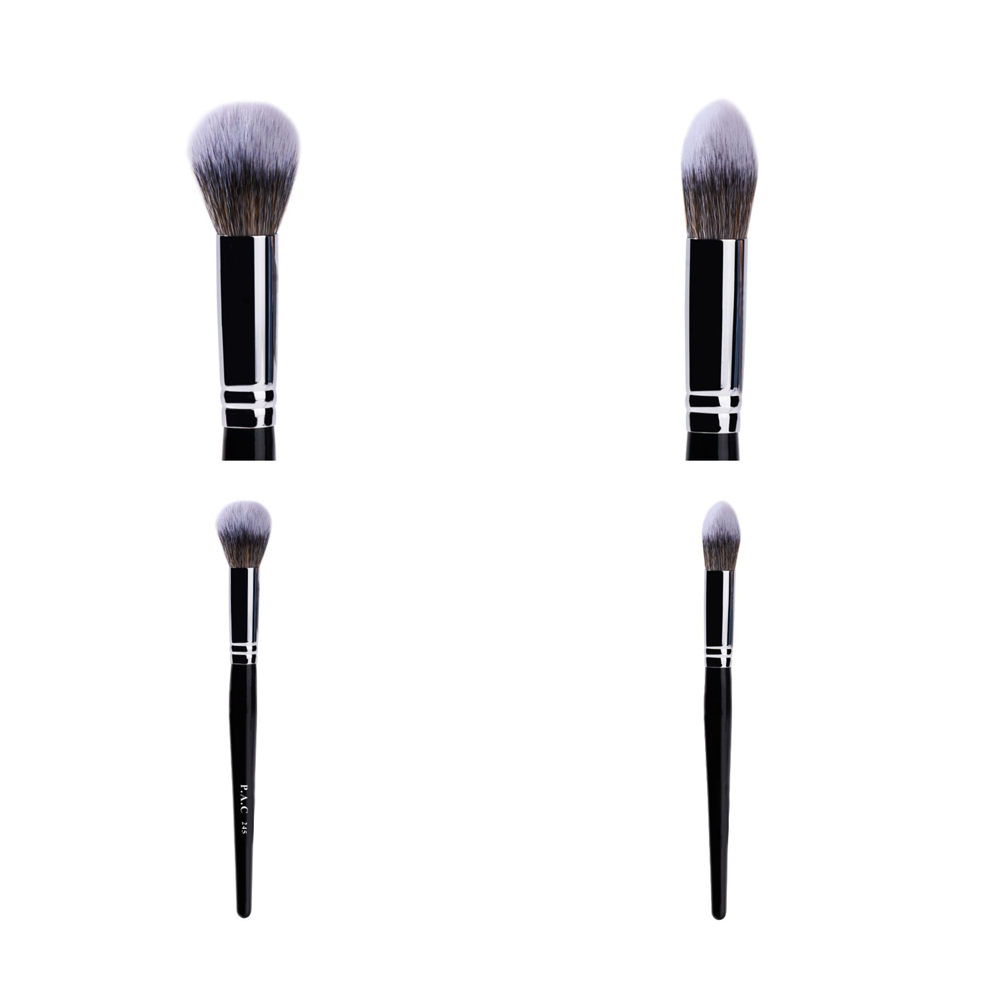 PAC Studio Powder Brush 245 - Medium Dome Shaped Sculpting Powder Brush, Feather Soft Synthetic Bristles
