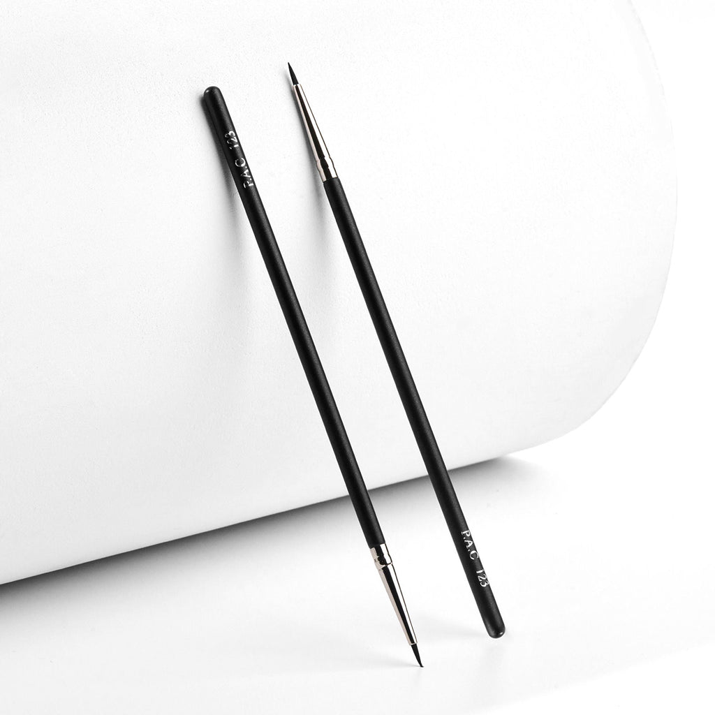 PAC Studio Eyeliner Brush 123 - Pointed Liner Brush for Precision, Perfect for Graphic & Winged Eye Looks