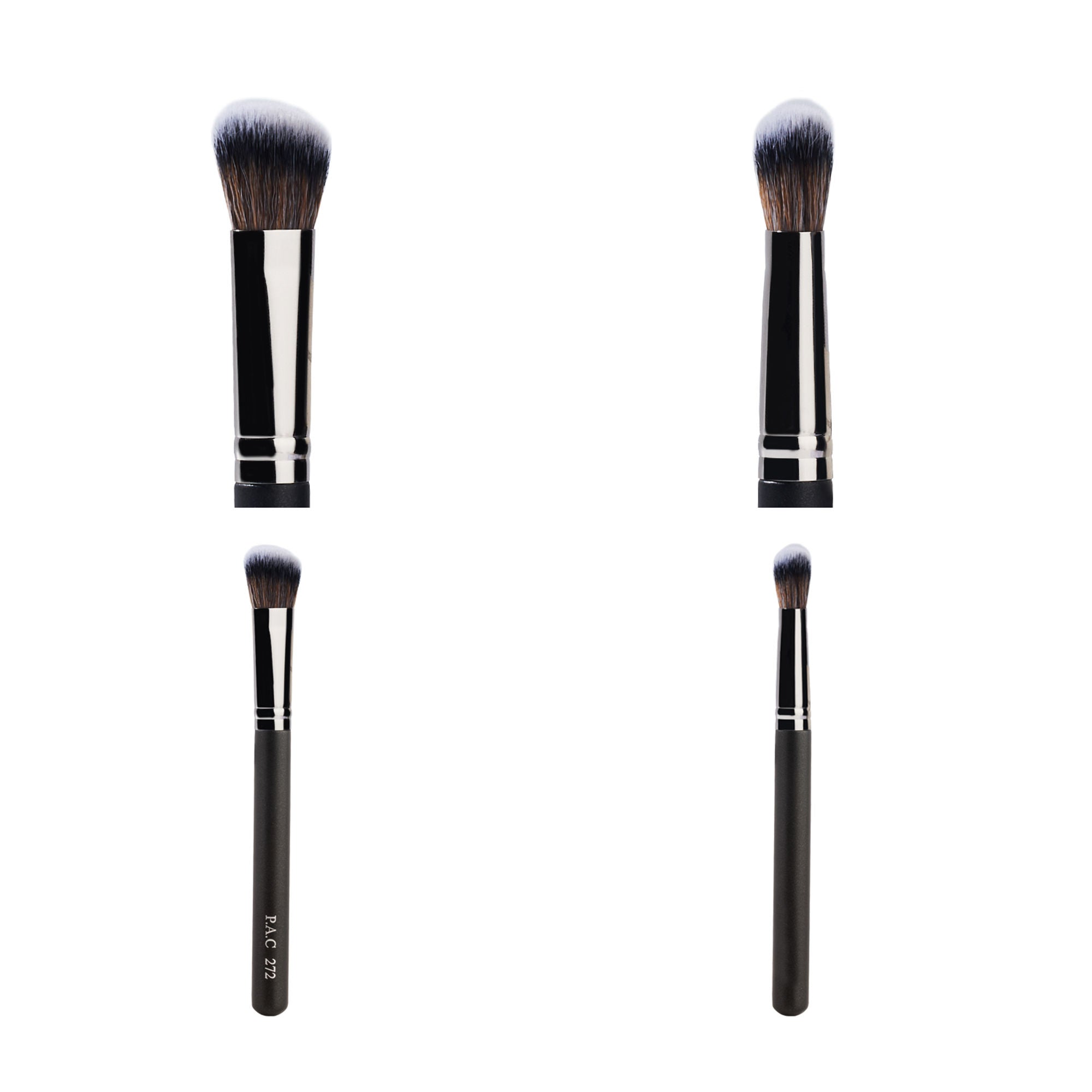PAC Studio Concealer Brush 272 - Angled Multi Functional Brush, Soft Bristles for Precise Application