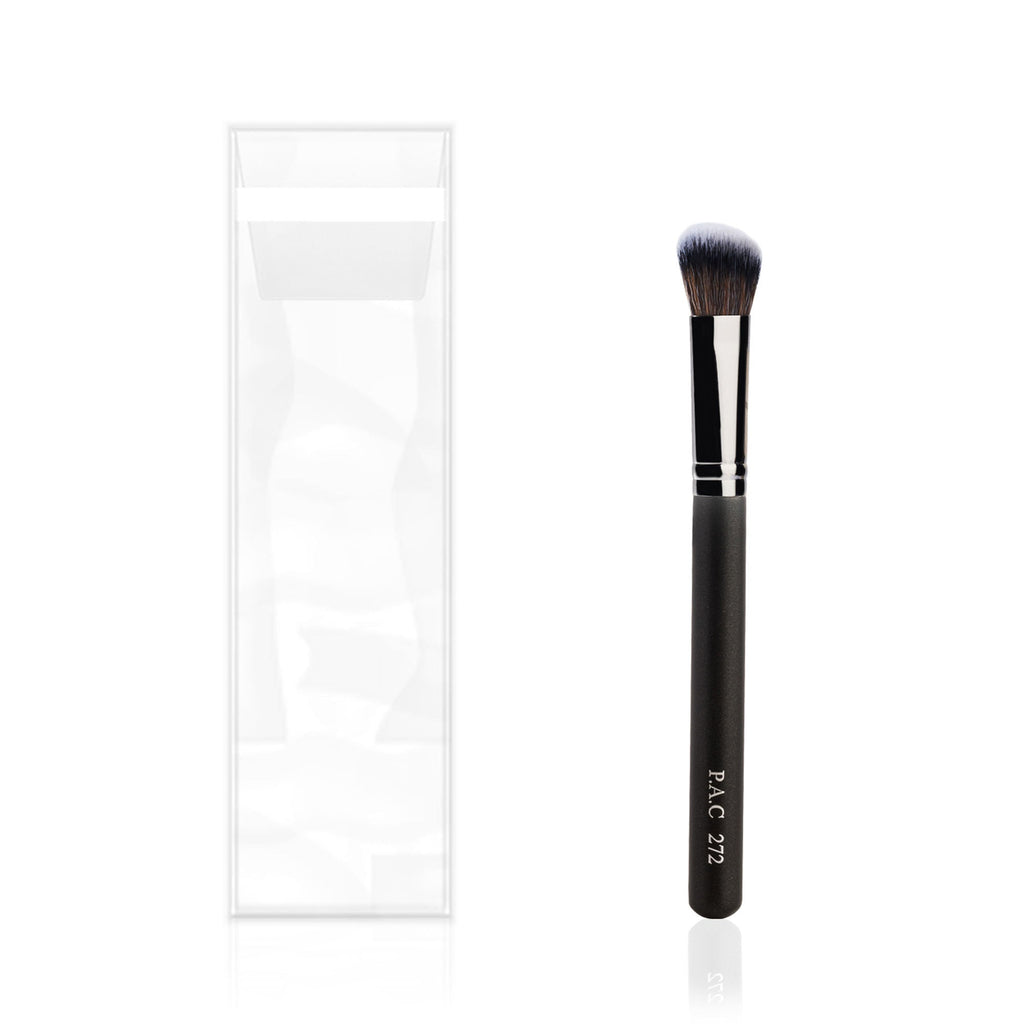 PAC Studio Concealer Brush 272 - Angled Multi Functional Brush, Soft Bristles for Precise Application