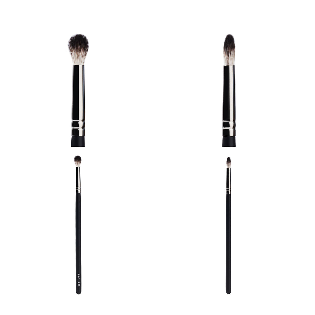 PAC Studio Eyeshadow Blending Brush 229 - Small Ultra Soft Bristles for Precise Shadow Blending