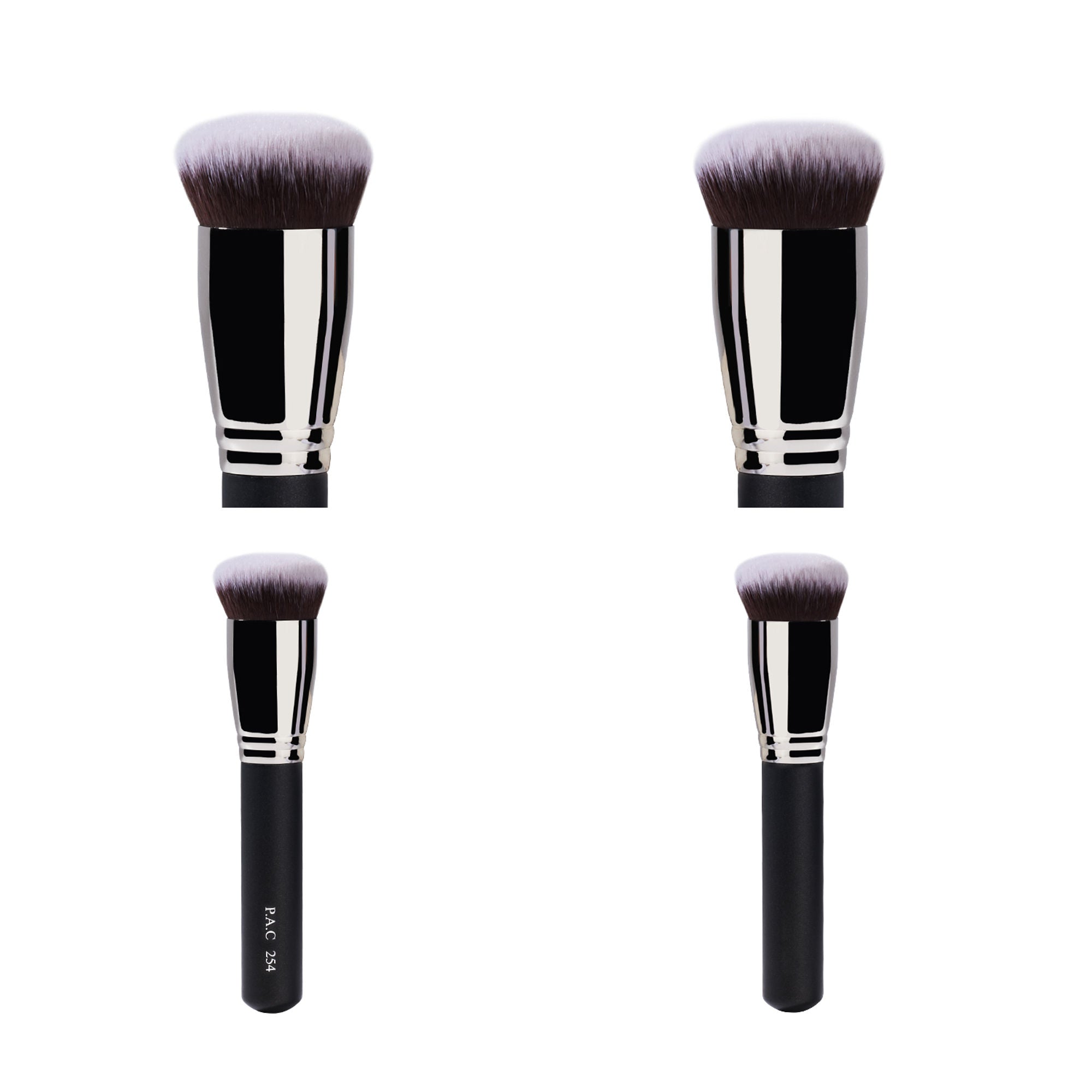 PAC Studio Foundation Blending Brush 254 -Densely Packed Large Dome Shaped Brush, Full Coverage Application