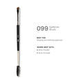 PAC Studio Eyebrow Brush 099 -Angular Eyebrow Brush with Spoolie, Precise Tip for Filling & Sculpting Brows