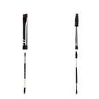 PAC Studio Eyebrow Brush 099 -Angular Eyebrow Brush with Spoolie, Precise Tip for Filling & Sculpting Brows