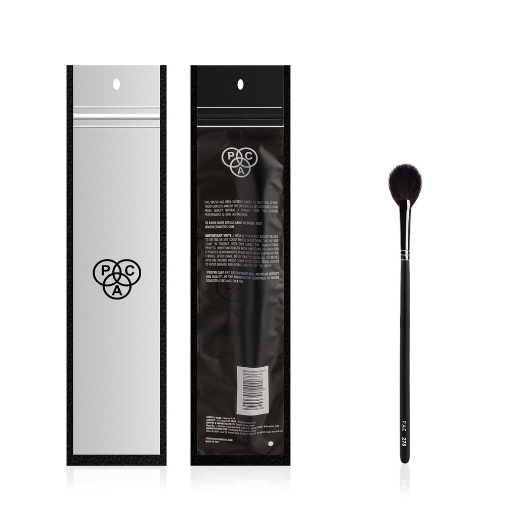 PAC Studio Highlighter Brush 278 - Medium Highlighter Brush, Soft Natural Bristles,