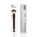 PAC Studio T01 Multi-Purpose Powder Brush - Densely Packed Synthetic Bristles, Ideal for Blush & Contour