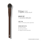 PAC Studio T04 Small Powder Brush - Buff & Blend With Precision, Dense Bristles, Ideal for Under Eyes