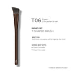 PAC Studio T06 Expert Concealer Brush - Flat Angled Densely Packed Bristles Perfect for Precise Application