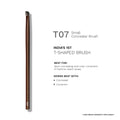 PAC Studio T07 Small Concealer Brush - Precision Tip for Spot Concealing, Eyeshadow Application & Blending
